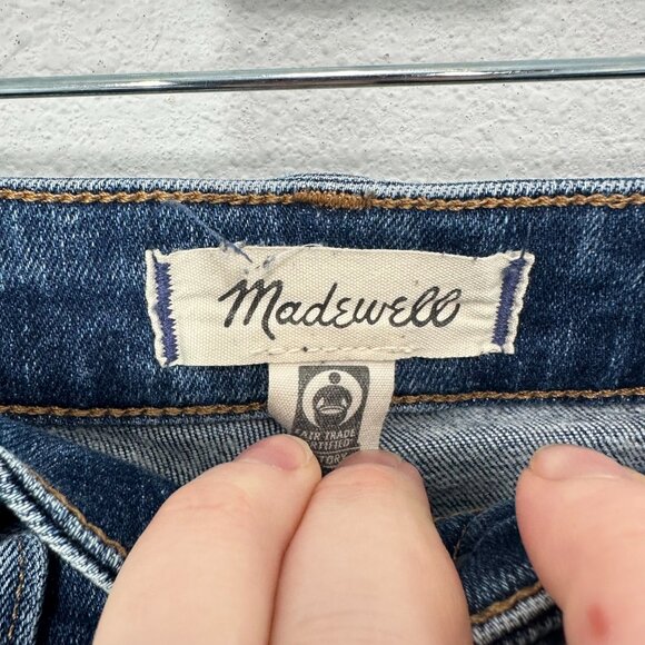 Madewell Size 28 Curvy Perfect Vintge Medium Wash Straight Leg Jean Casual NWOT - Picture 8 of 8
